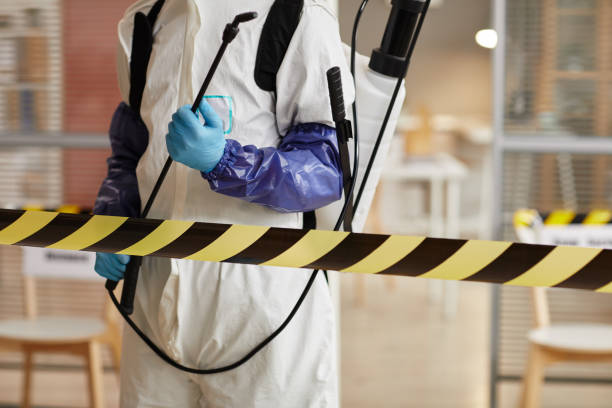 Professional Biohazard Cleanup technician working in Great Neck, NY